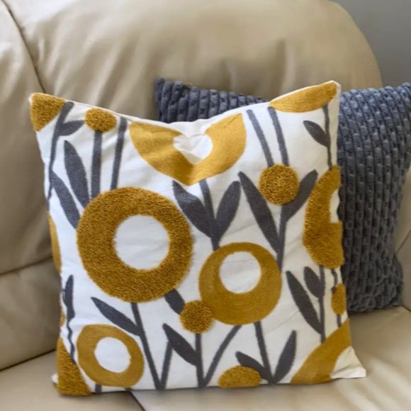 Modern Boho Decorative Throw Pillow Cover Case Accent Floral Mid Century Decor - Picture 13 of 15